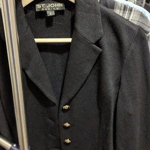 ✨🧥ST.JOHN Black Sweater Blazer🧥✨